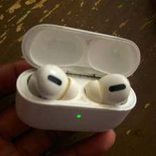 Apple AirPods Pro White Wireless Bluetooth In-Ear Earbuds w/Charging Case
