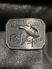 Remington Belt Buckle First In The Field Canada Goose Vintage