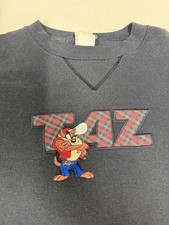 Vintage 1997 Taz Tasmanian Devil Sweatshirt Large WB Looney Tunes made USA KE10