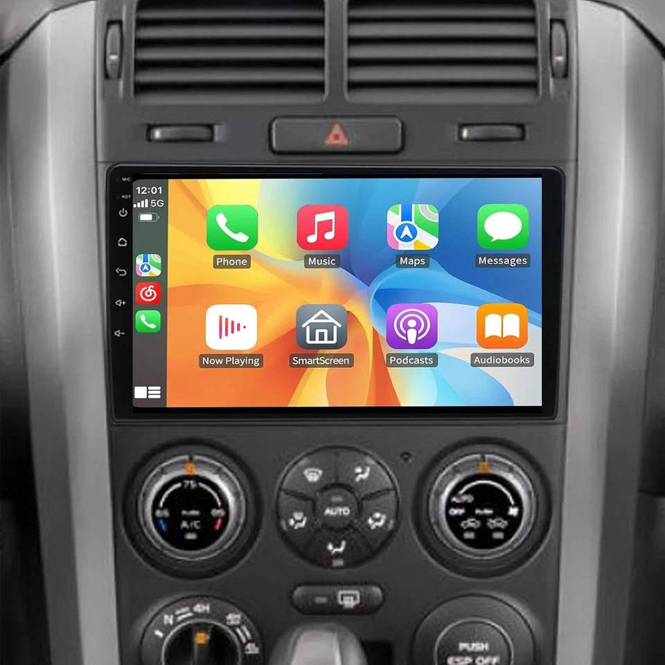 Android 15 Car Radio CarPlay GPS Navi WIFI FM For Suzuki Grand Vitara 2005-2015 - Imagem 2 de 4