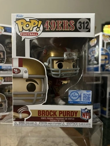 Funko POP! NFL Brock Purdy Fugitive Toys Exclusive 49ers #312 NEW w/ Protector
