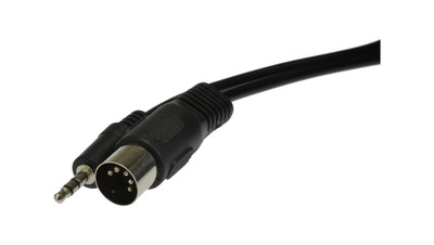 Kabel przejściówa Audio DIN 5-pin (wtyk) / mini Jack 3,5mm Stereo (wtyk) 1m