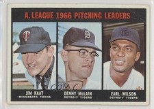 1967 Topps Jim Kaat Denny McLain Earl Wilson #235 HOF 5p5