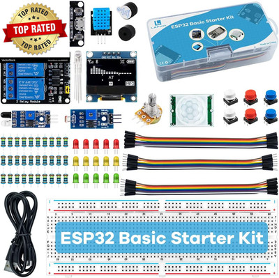 Basic Starter Kit for ESP32 ESP-32S Wifi I OT Development Board with Tutorial Co