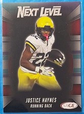 2026 Sage Low Series Football Next Level Black Justice Haynes #94 Michigan