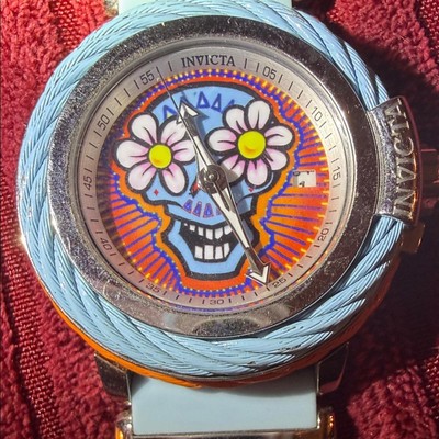 ? Invicta Artist Lady “Sugar Skull” Women’s Watch — Model 26256, Quartz Gucci main image 2