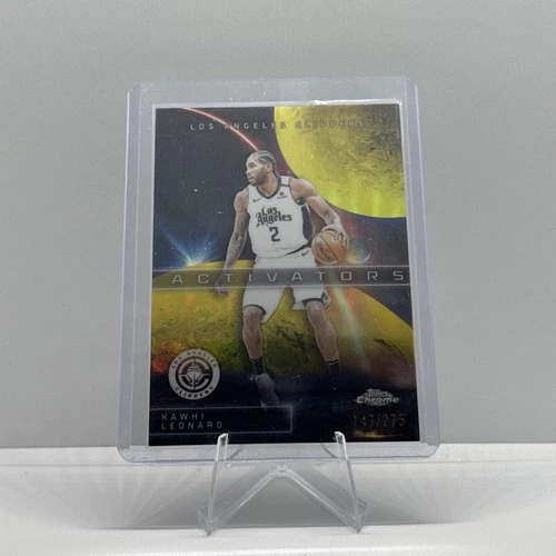 2025 Topps Chrome Kawhi Leonard Refractors Yellow (RAW)