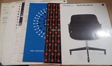 Knoll International Furniture Catalog lot / ephemera, 1969-1970, MCM
