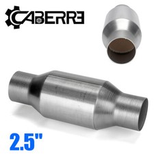 Universal 2.5" Sports Cat Catalytic Converter High Flow 400 Cell Stainless Steel