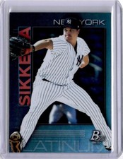 2020 Bowman Platinum T.J. Sikkema #TOP-61 Rookie RC
