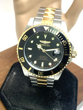 Invicta Men's Watch 36973 Pro Diver Automatic Black Dial Two Tone Steel 44mm