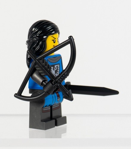LEGO Castle PAB/BAM Black Falcon Female Archer Minifigure. New+Fast Shipping - Picture 3 of 4