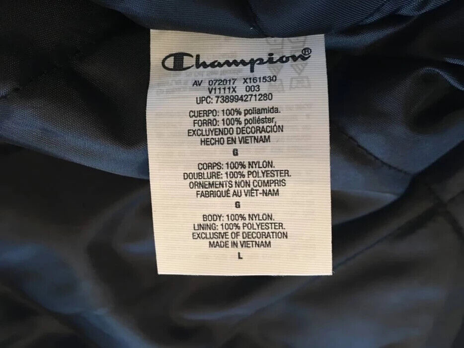 Supreme x Champion Color Blocked Jacket Black Large 17FW Supreme x Champion Color Blocked Jacket Black Large 17FW
