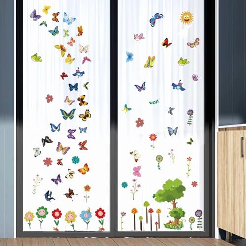 Spring Window clings Decorations Butterfly Window Decals Spring Butterfly - Picture 5 of 6