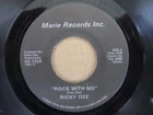 UNKNOWN MODERN SOUL Ricky Dee - rock with me MARIE RECORDS INC
