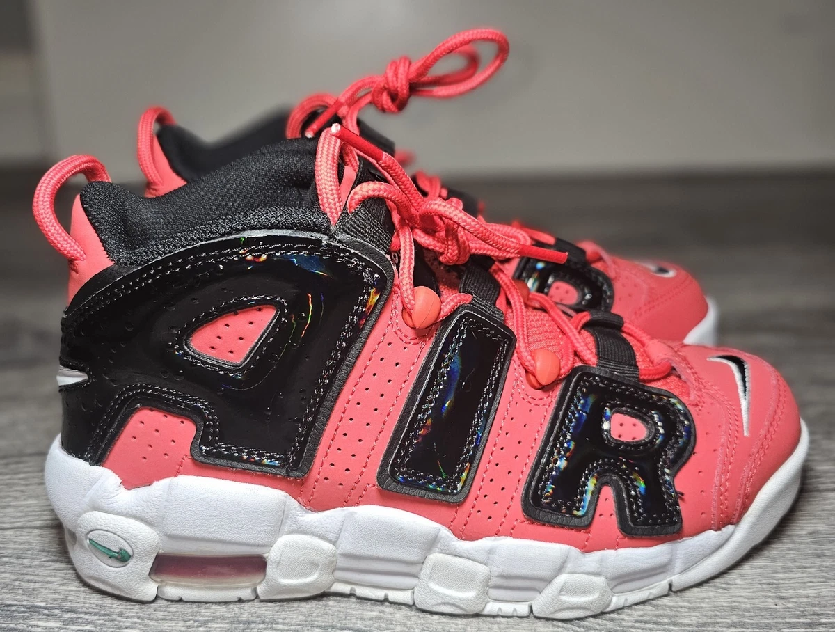 Nike Boy s Air More Uptempo Red Black Sz 5.5Y Wmns 7 DV2205 600