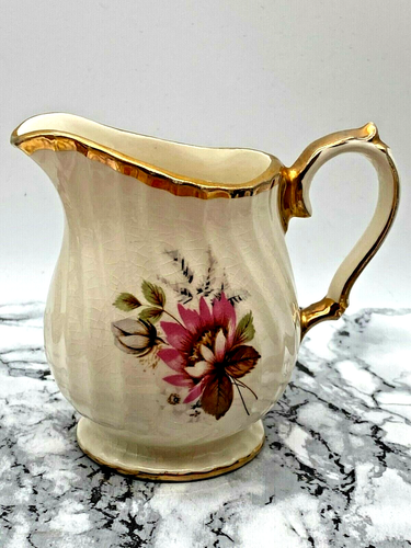 Vintage Sadler Rose Cream / Milk Jug