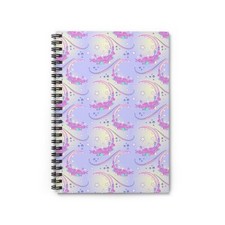 Whimsical Spiral Notebook - Ruled Lines, Cute Journal for Kids, Decorative