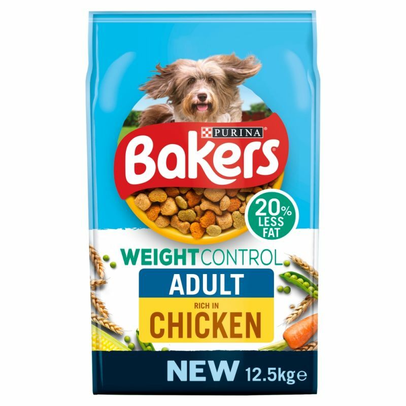 Bakers Weight Control Complete Adult Dry Dog Food Low Fat Chicken & Veg