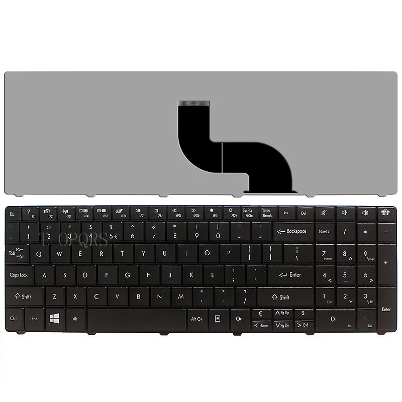 Trade-Shop Original Laptop Notebook Toetsenbord Duits QWERTZ Zwart Trade-Shop Original Laptop Notebook Toetsenbord Duits QWERTZ Zwart