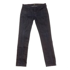 7 For All Mankind Roxanne Skinny Blue Jeans Womens 27 (SHORTENED) Made in USA