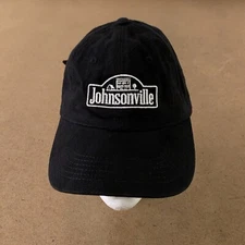 Port Authority Johnsonville Adult One Size Black Cotton Employee Strap Back Cap