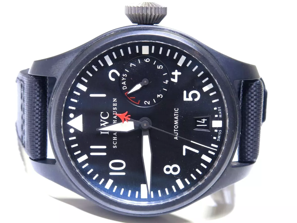 IWC Big Pilot Watch TOP GUN Ceramic IW5019-01 7 48mm eBay