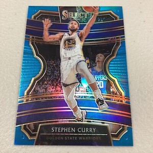 2019-20 Panini Select Light Blue Prizm #91 Stephen Curry /299 