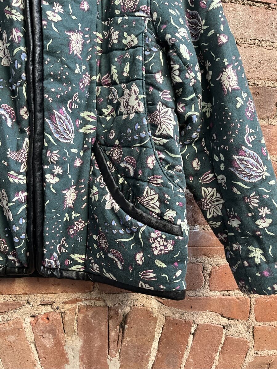 Isabel Marant Women's quilted Jacket, Sz 34, Floral 100 Isabel Marant Women's quilted Jacket, Sz 34, Floral 100