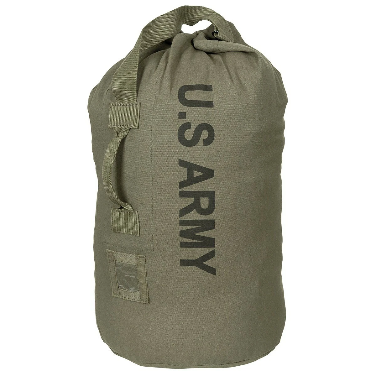Military duffle bag backpack top