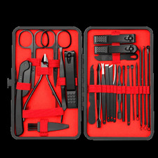 Women Men Manicure Pedicure Set Finger Toe Nail Clippers Scissors Grooming Kit