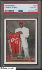 2003-04 Topps #221 LeBron James Cleveland Cavaliers RC Rookie PSA 10 GEM MINT