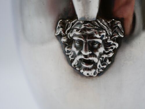 RARE PICHET EN ARGENT MASSIF POINCON COQ PARIS 1809 PALMETTES MASCARON - Foto 9 di 10
