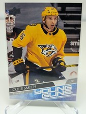 2020-21 Upper Deck Series 2 Hockey Young Guns 481 Cole Smith Nashville Preadtors