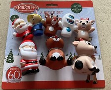 Rudolph the Red Nosed Reindeer Playtime Bathtime Set Finger Puppets And Squirts
