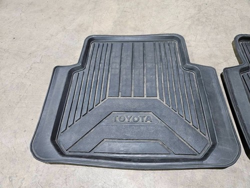JDM RHD OEM Toyota Hilux Surf N185 Used All Weather Rear Floor Mats 1995-2002 - Picture 4 of 9