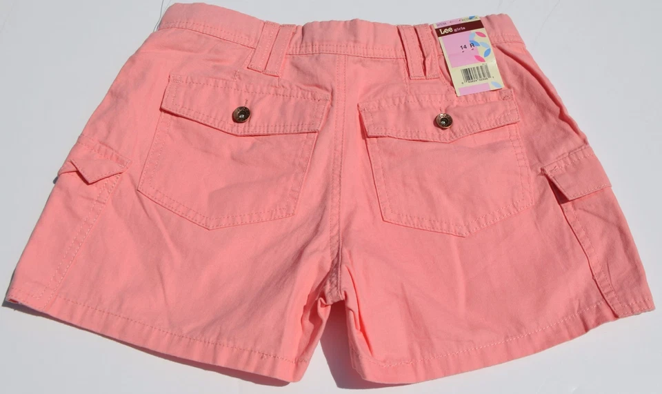 LEE PANTALONES CORTOS NIÑA TALLA 14 R Sandía Nuevos con Etiquetas Foto 2 de 4