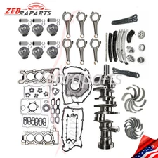 AJ126 3.0L Engine-Crankshaft Rod Piston Gasket Timing For Jaguar Land Rover V6