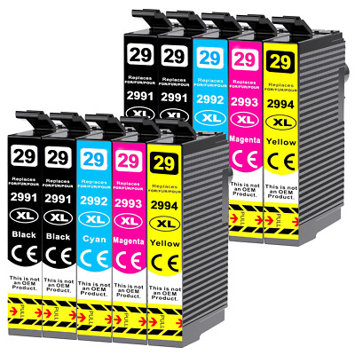 10x DRUCKER PATRONE für Epson XP-235 255 245 247 335 342 345 432 435 442 445 455