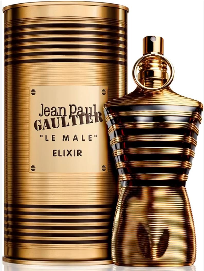 Jean Paul Gaultier Le Male Elixir Parfum 75ml for Men - Lavender, Tonka Bean, Tobacco, Honey Fragrance - Image 5