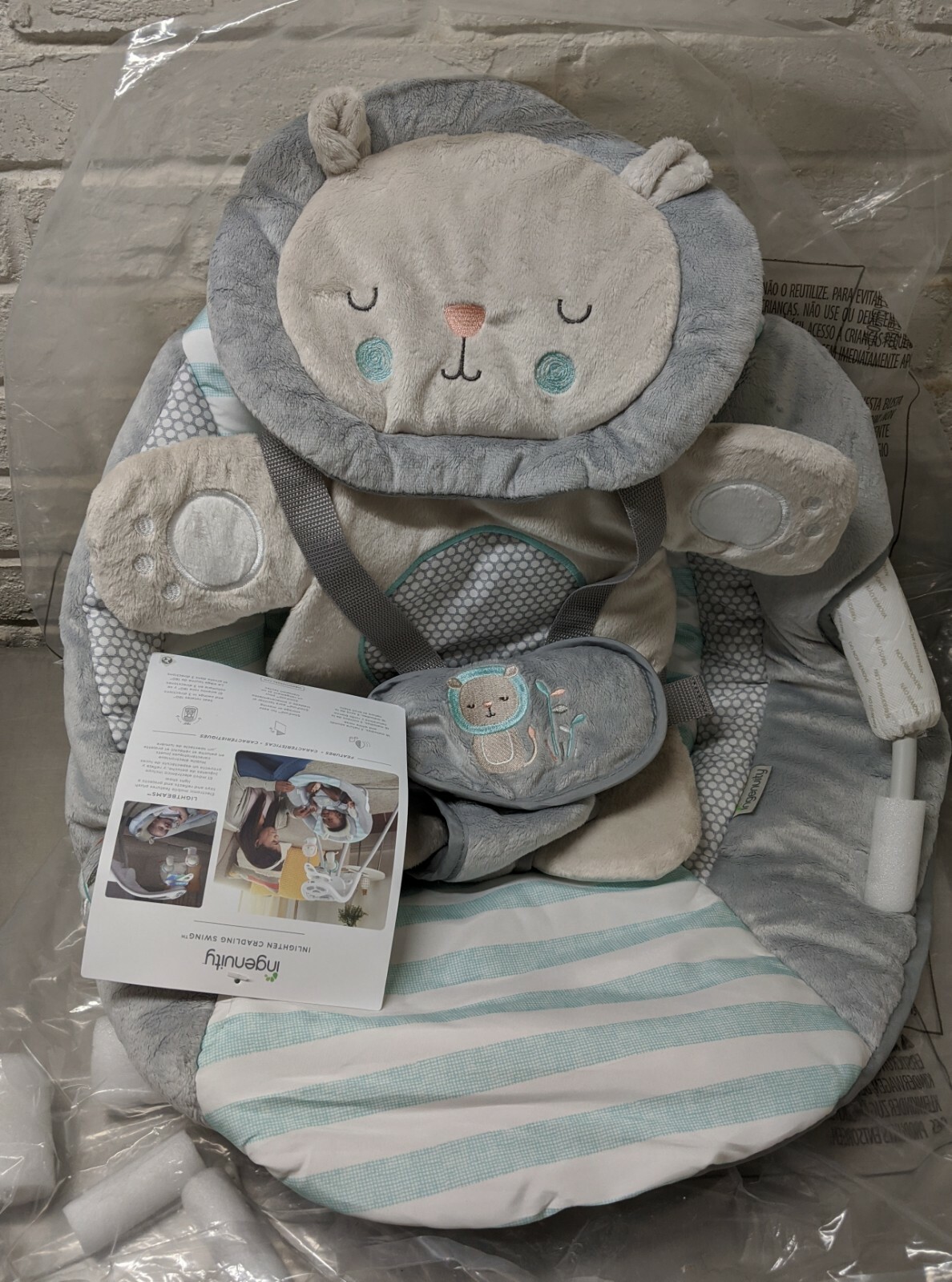 ingenuity inlighten swing lullabye lion