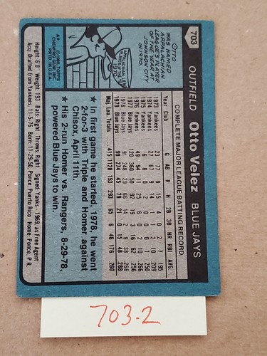 1980 TOPPS BASEBALL TRADING CARDS 541-726 YOU PICK FREE SHIPPING 50% 2 OR MORE - 第 197/229 張圖片