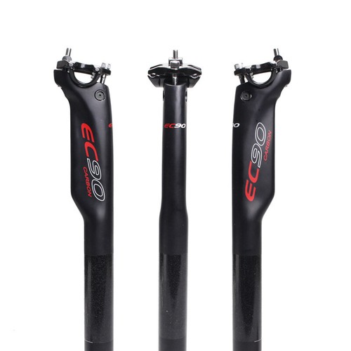 EC90 Aero Carbon Road Cyclocross eBike Cycling Seatpost 27.2mm Bike Post Black - Picture 5 of 7
