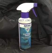 NIKWAX SOFTSHELL PROOF SPRAY ON HIGH PERFORMANCE WATERPROOFING motorbike jacket