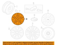 Used Wheel fits: 2013 Subaru Impreza 17x7 alloy 5 double spoke gray 2.0 Grade C