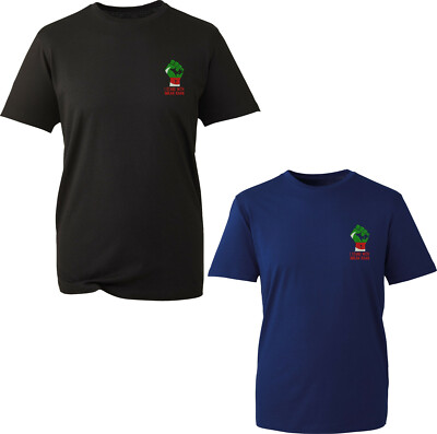 Besticktes T-Shirt I Stand With Imran Khan PTI Flagge linke Brust Unisex Tee Top