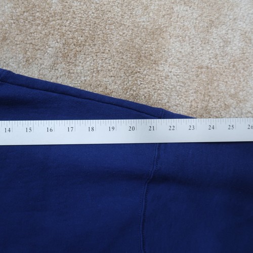 Vintage Fruit Of The Loom Crew Neck Sweater Men's Large Blue USA Made - Picture 8 of 9