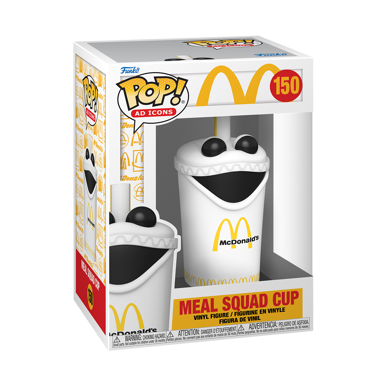 Merchandising McDonalds: Funko Pop! Ad Icons - Meal Squad Cup (Vinyl Figure 150)