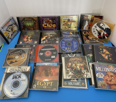 Lot of 25 PC Games, Lot of Manuals/Used, Good, See Description