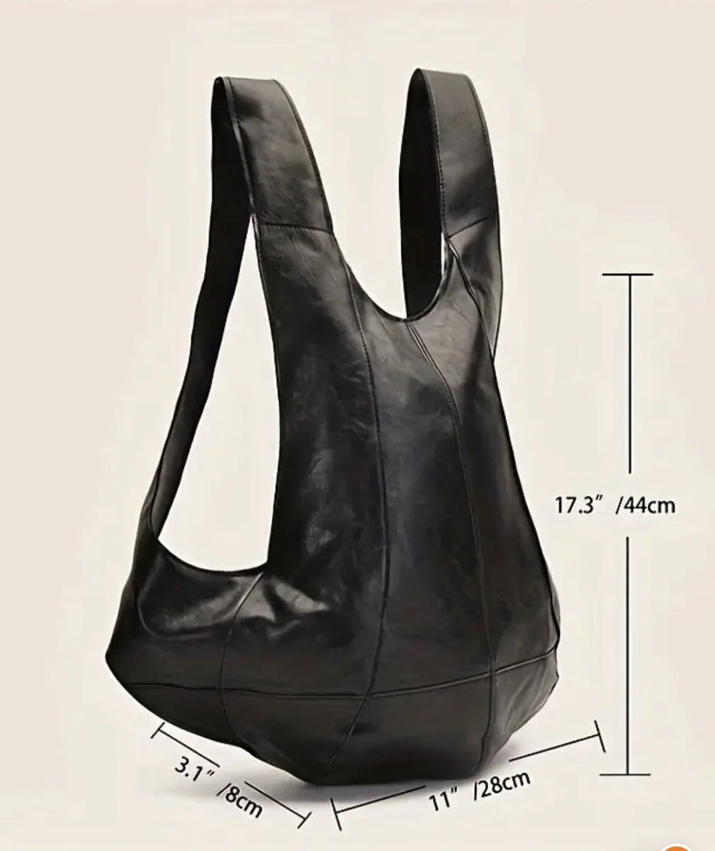 Leather backpack clearance minimalist